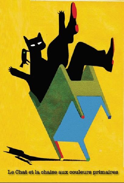 George Bayer-Le Chat and the primary colored chair