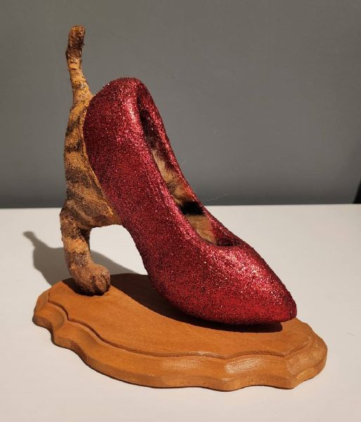 井口エリー-Mini high heel (Cat)  Red Heel