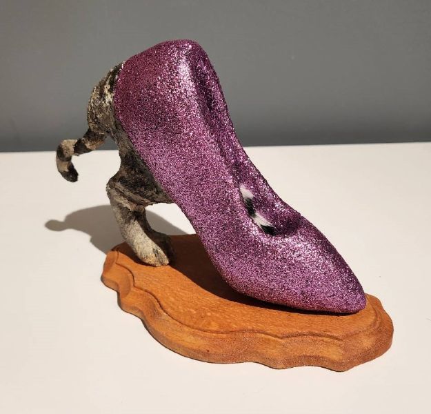 井口エリー-Mini high heel (Cat)  Purple Heel