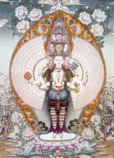 潘覺 ‧ 多吉-千手觀音 The Thousand-hand Avalokiteshvara