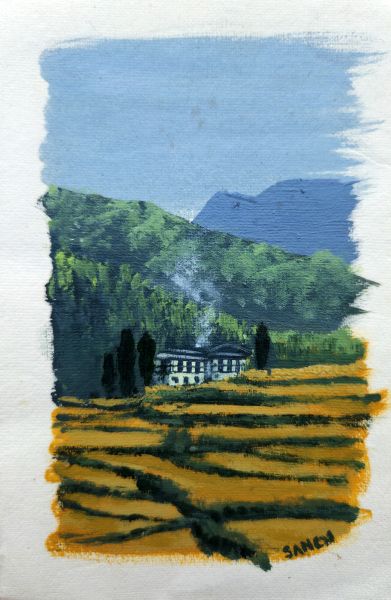 桑吉塔 ‧ 萊-不丹風情1 Bhutan landscape