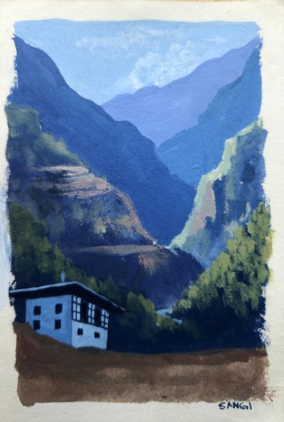 桑吉塔 ‧ 萊-不丹風情4 Bhutan landscape