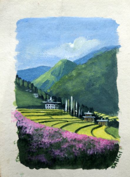桑吉塔 ‧ 萊-不丹風情5 Bhutan landscape