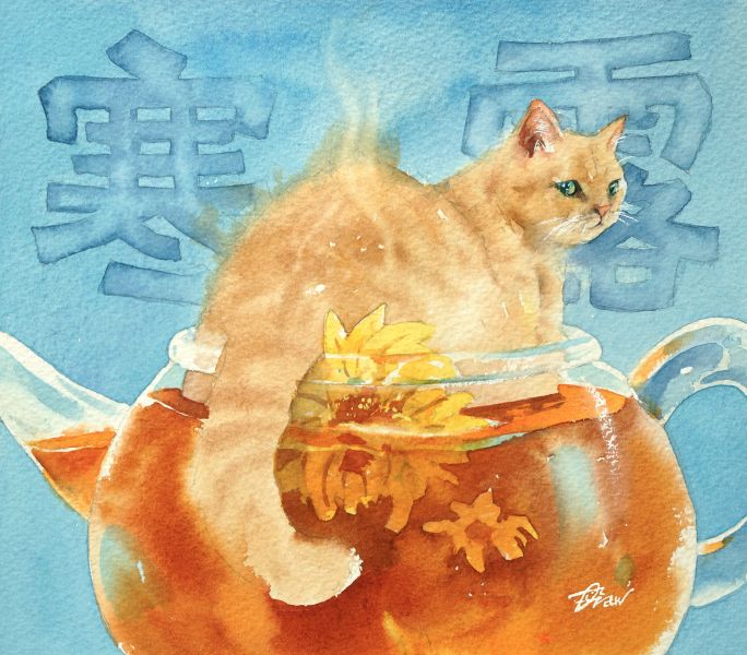 梁濯紳-貓品節氣-寒露