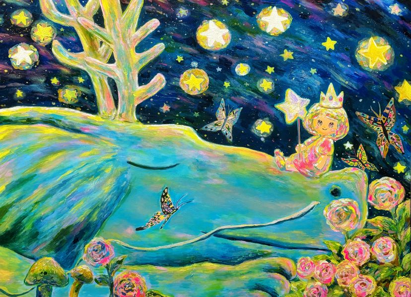 文文-龍與星星