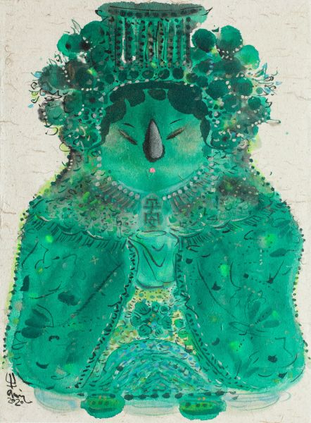 牛安-平安綠媽祖 MAZU - Goddess of Peace in Green