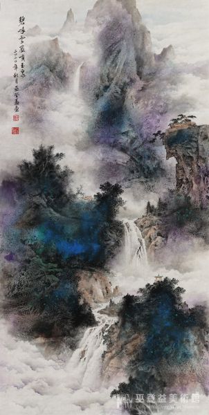 巫登益-富嶽天瀑