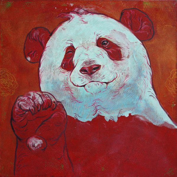 汪柏成-招福No.4 Panda Is Waving To You No.4