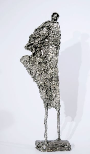 蒲宜君-不鏽鋼雕塑 —— 從風中歸來的人