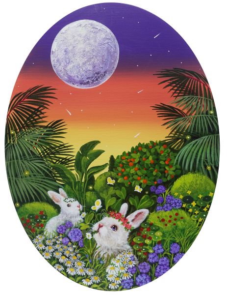 Ssunki -full moon rabbit garden 