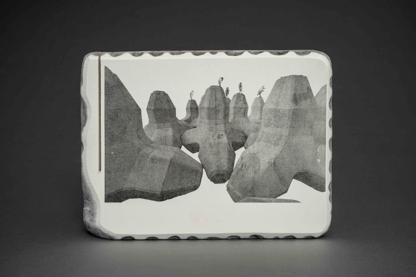 陳奕伶 -島嶼系列-消波塊-2 Island Series – Tetrapod-2