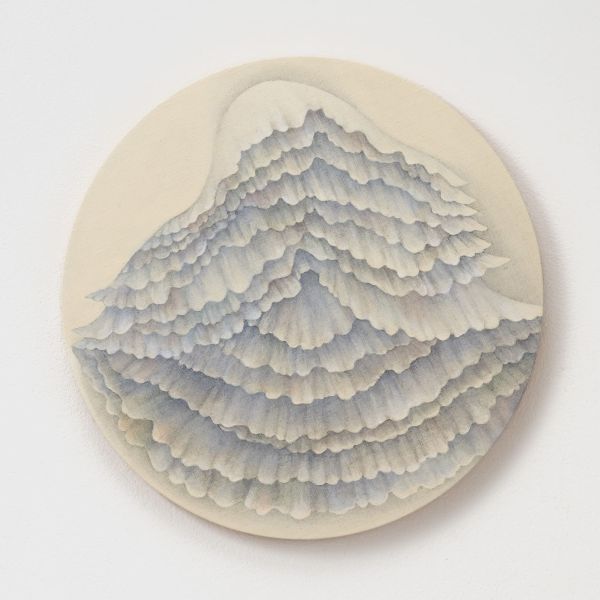 土屋祐子-Tiered Skirt #14 (Blue Curtain)