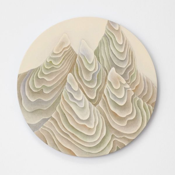 土屋祐子-Tiered Skirt #23 (Mountain Folds)