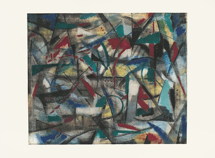 廖繼春-樹蔭，1957（2025復刻） Shade, 1957 (2025 Reproductive Print)