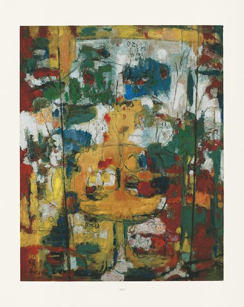 廖繼春-窗前靜物，1968（2025復刻） The Still Life in front of the Window, 1968 (2025 Reproductive Print)