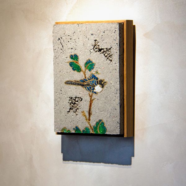 花卉圖13 廖昭豪-寫生花卉圖13 Copper Wire Flooring: The Sketching of Flower