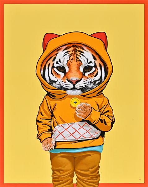 釜匠-Yellow hooded tiger children