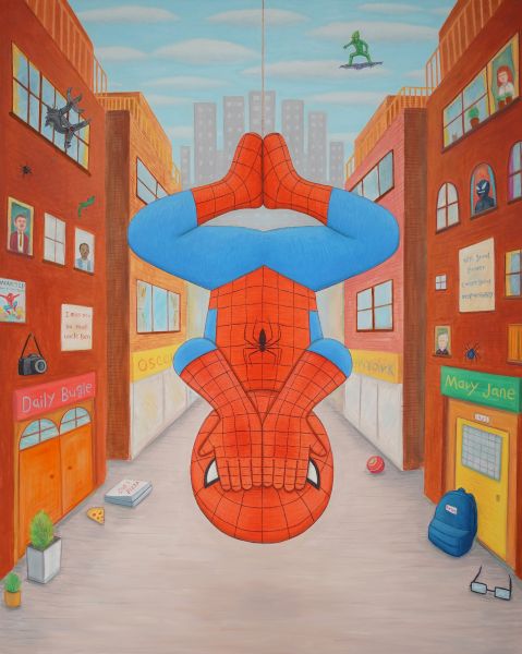 曹圭訓-Spider Man with a covered face