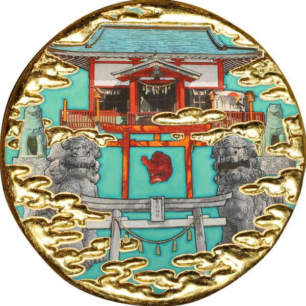 藤原泰佑-貴船神社圖　View of Kifune Shrine Taisuke