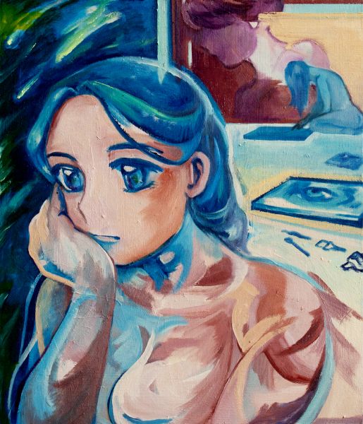 大矢一穂-Some paintings and me(speculation)