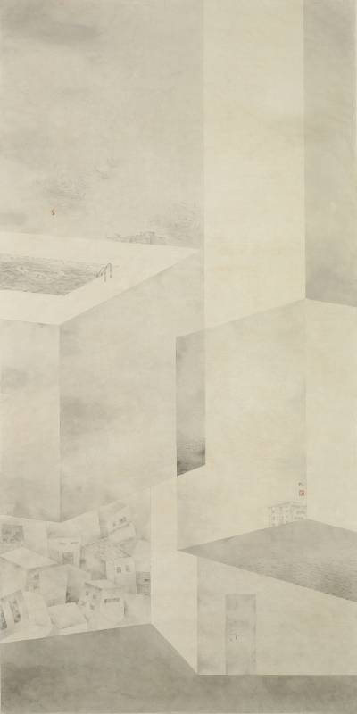 葉帆 / 似水流年 / 138×69cm / 水墨紙本 / 2015