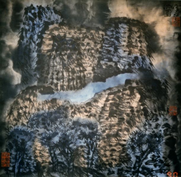陳向迅 - 雨圖，1990