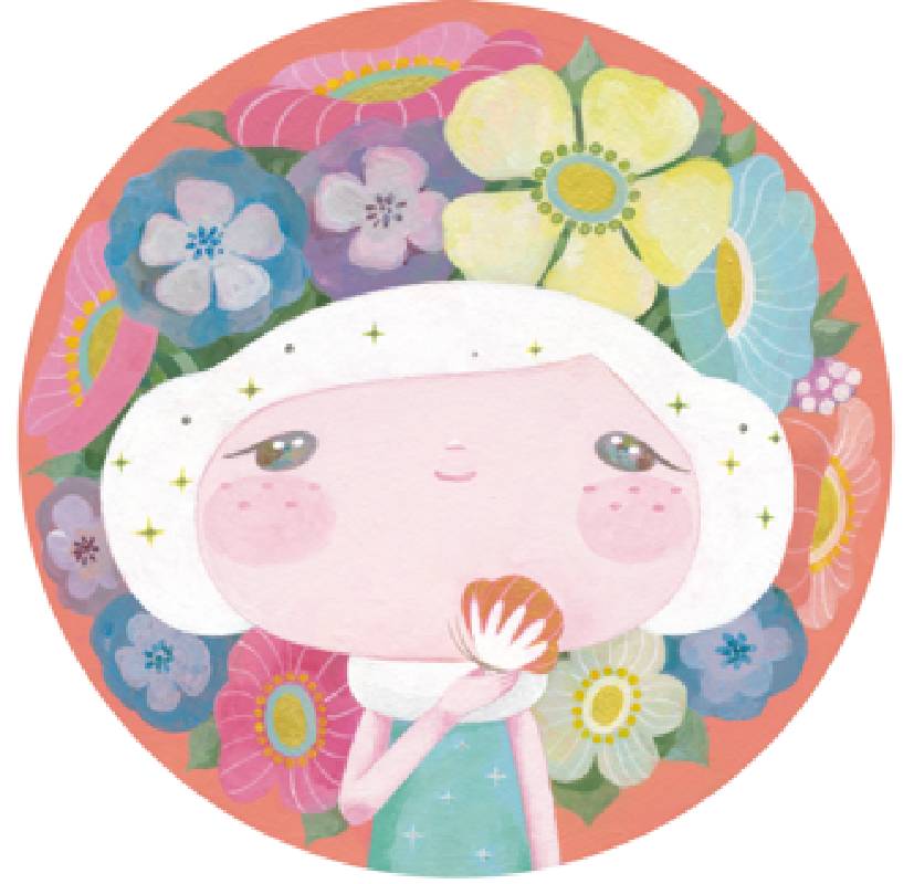 藝術家：萬歲少女　　標題：唯一　     尺寸：40 * 40 cm  　材質：數位微噴／版畫　　年代：2021