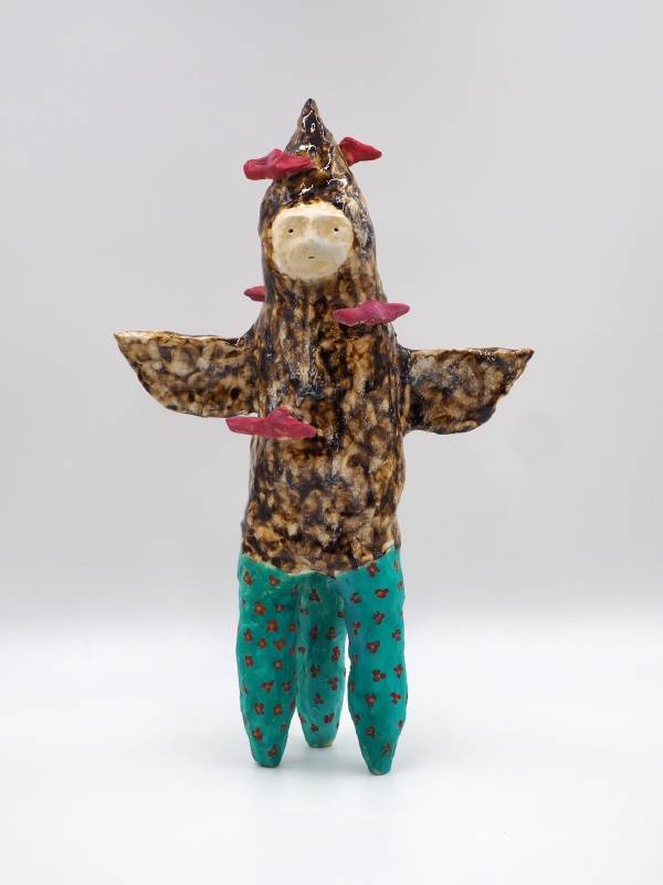 柳濟閏　　烏山花樣　　 H：46 * 30 * 16 cm 　　陶瓷　　2024