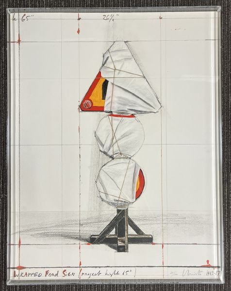 克里斯妥 - Wrapped Road Sign，1988