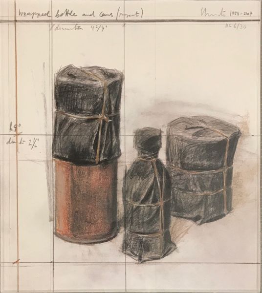 克里斯妥 - Wrapped Bottle and cans project 2004，2004