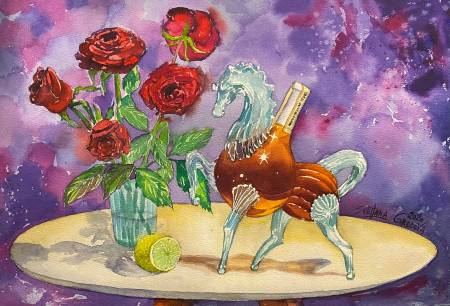 葛拉娜-Conversation between the whiskey horse and the rose