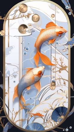 葉安妮-A Gold Fish and White Marble On