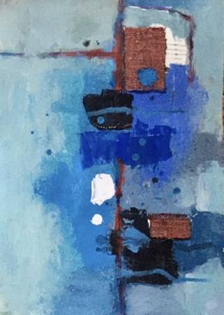鄭素雲-抽象-1 藍色
