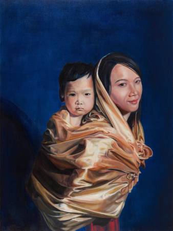 陳裔喬-21 century madonna and child- Love is weight but it is sweet 