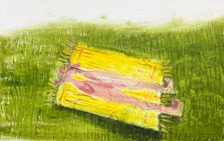 呂凱馨-躺在草地上