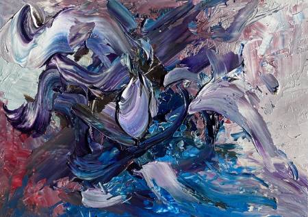 葛拉娜-violet abstract