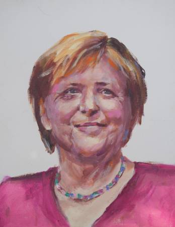 彭滂沱-德國前總理梅克爾(Angela Merkel)