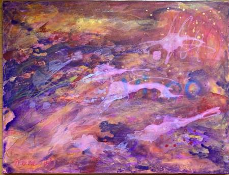 Irene W-Abstract purple 