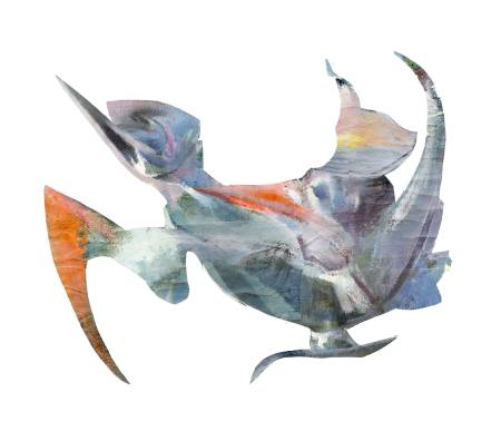 陳偉斌-童趣系列 想飛  (數位版畫)