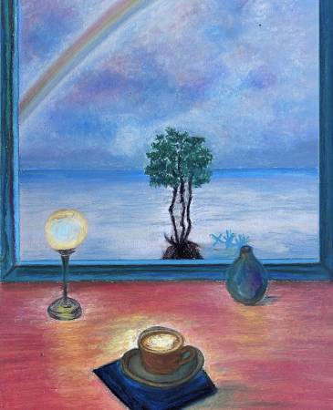 徐小萍-咖啡買窗景（輸出）