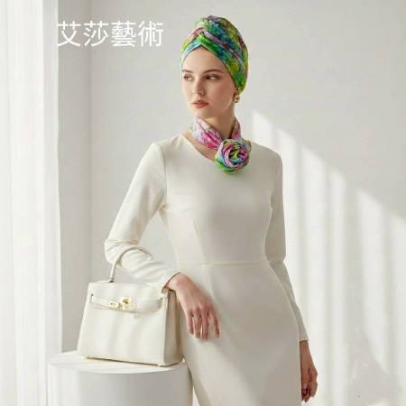 艾莎藝術-藝術絲巾（短）