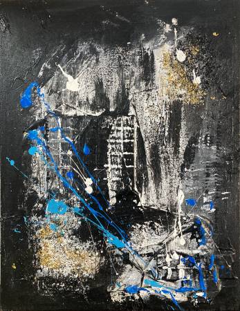 賴苡溶-藍墨灑金