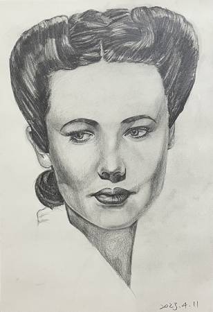 李昀蓁-人物素描