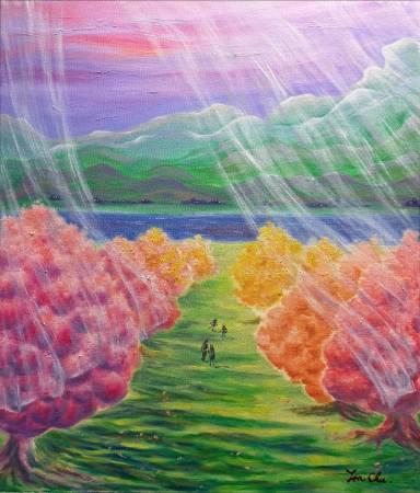 朱薇諺 Chu Wei-Yen-一徑花深向暮光  A Blossom-Lined Path Toward the Afterglow
