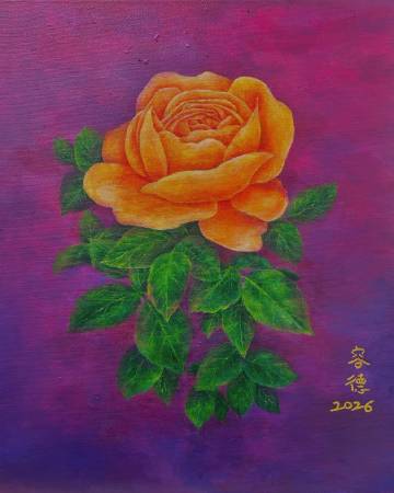 林容德-橘色系玫瑰花Orange roses