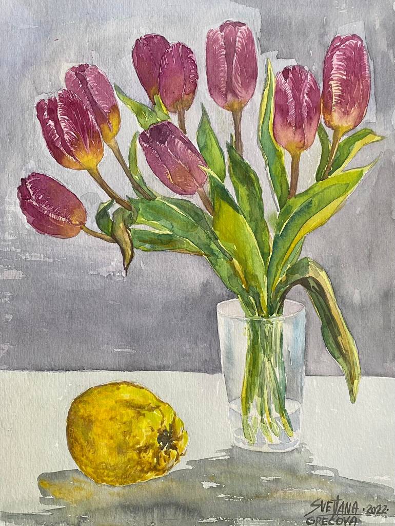 葛拉娜-Morning tulips