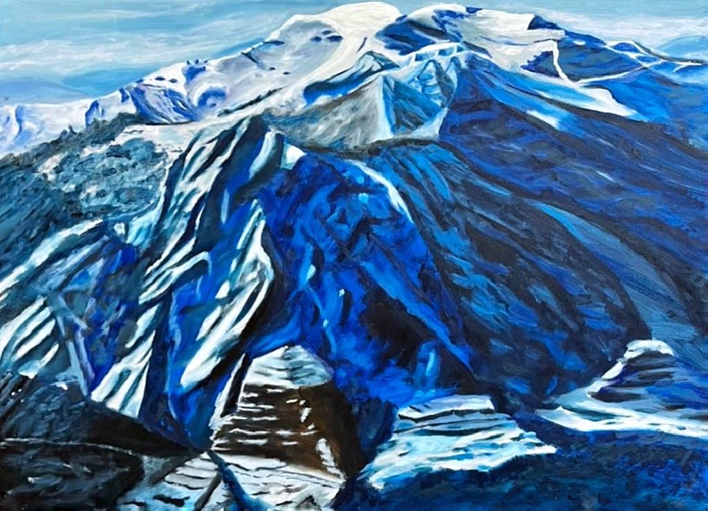 艾瑪畫室-《雪山景色》
