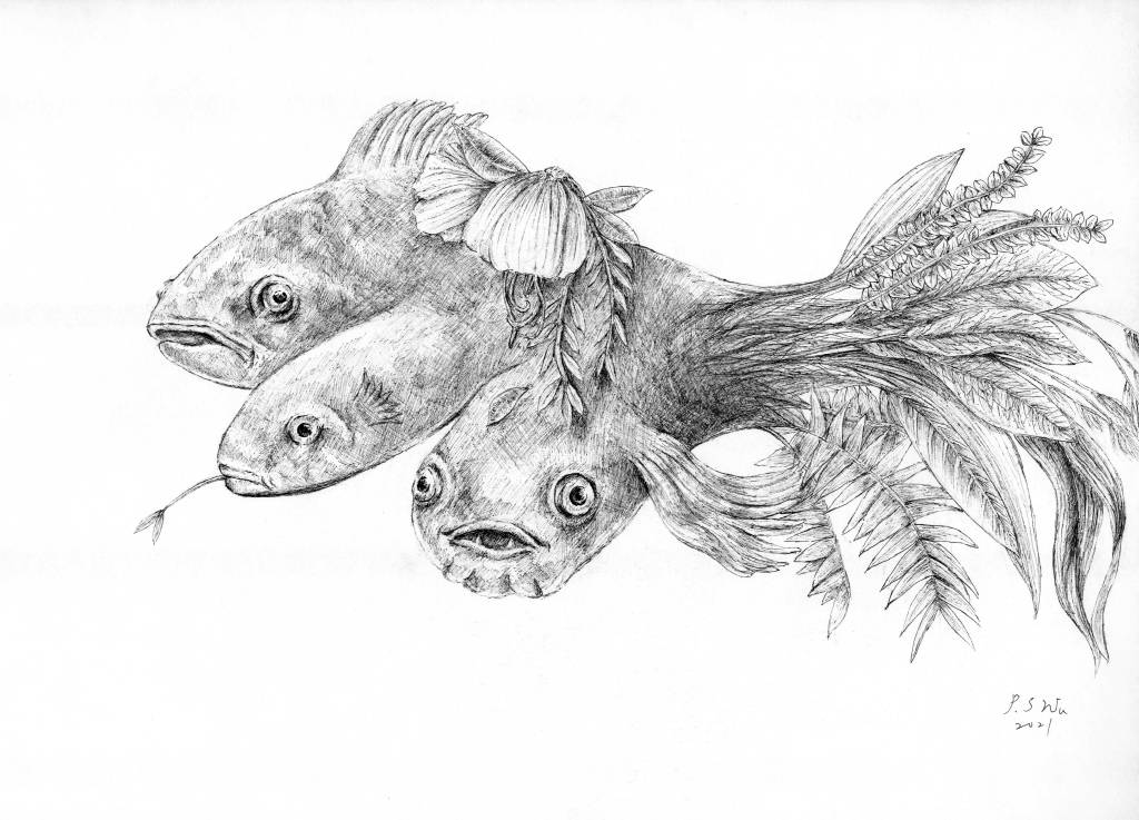 P.S Wu-Three Head Fish