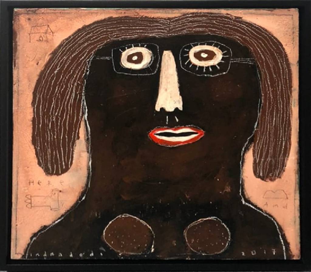 多納藝術-褐色女人 Brown Face Women