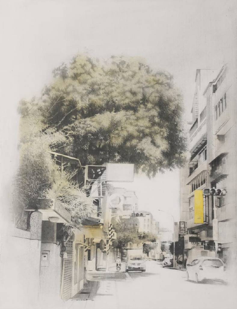 多納藝術-永康街交岔口的大樹